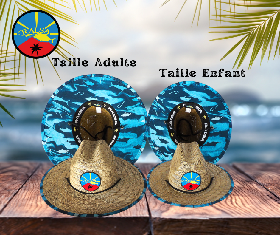 Ralsa Chapeau de paille - Blue Dream Ralsa - Taille adulte