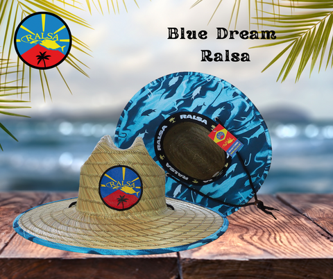 Ralsa Chapeau de paille - Blue Dream Ralsa - Taille adulte